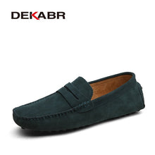 Load image into Gallery viewer, DEKABR Size 49 Men Casual Shoes Fashion Men Shoes Genuine Leather Men Loafers Moccasins Slip On Men&#39;s Flats Male Driving Shoes
