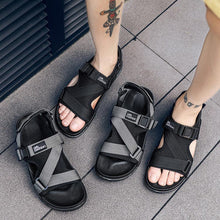 Load image into Gallery viewer, Men Sandals Gladiators Casual Roman Shoes Outside Breathable Mens Sandals Summer Comfortable Light Sandalias Hombre Plus Size 50
